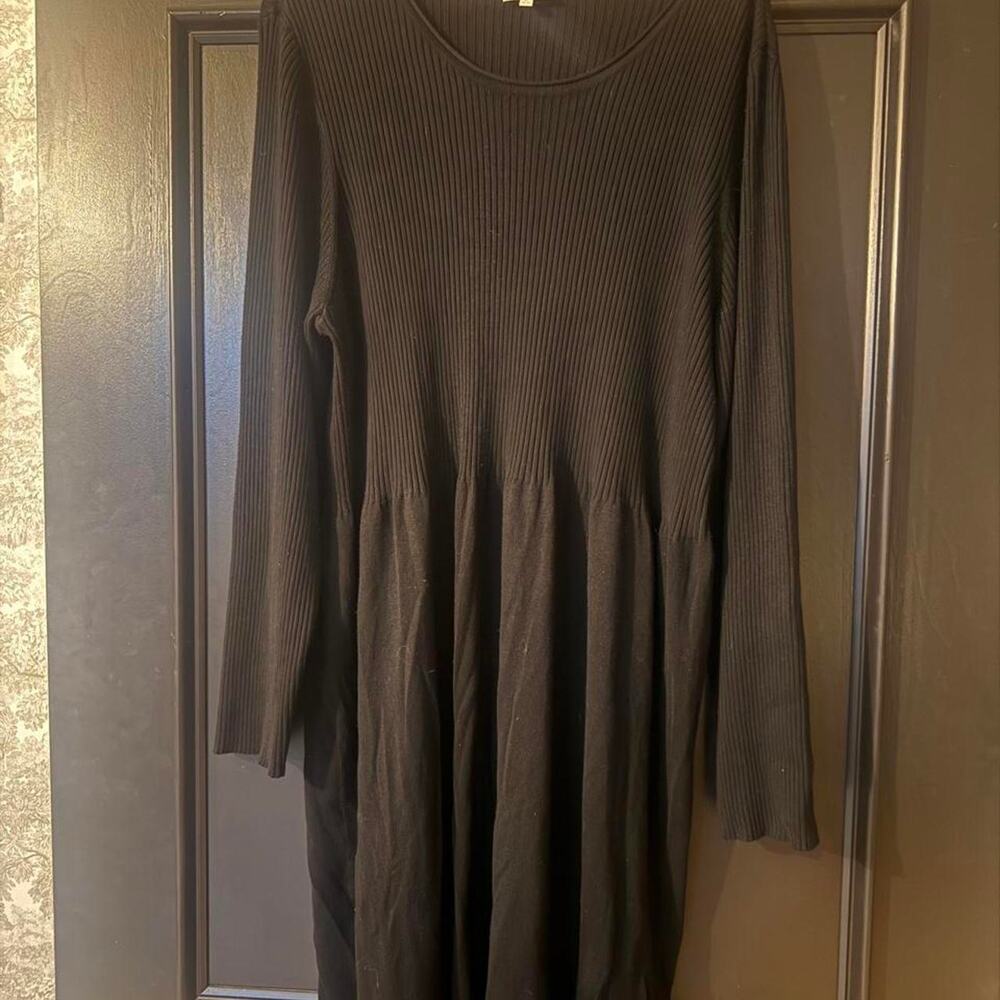 Only carmakoma black ribbed knit